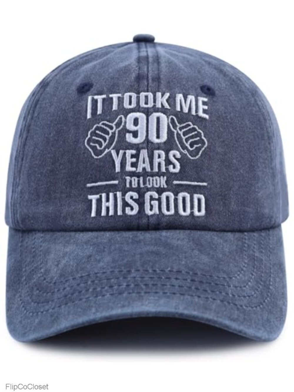 Novelty Funny 90th Birthday Baseball Cap Adjustable Cotton Hat